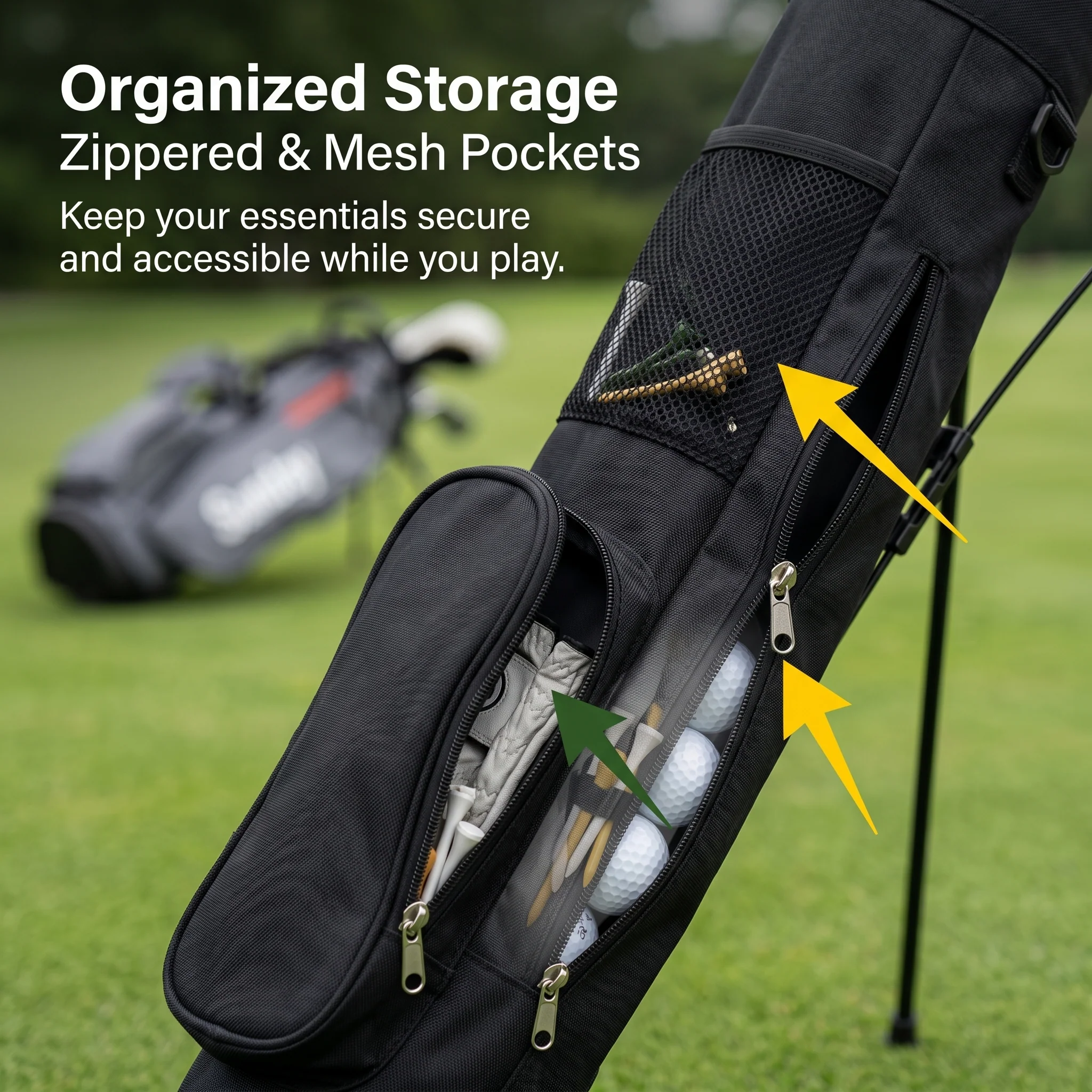 SPP Lightweight Golf Bag Male and Female Lightweight and Portable Bracket Bag - Image 5