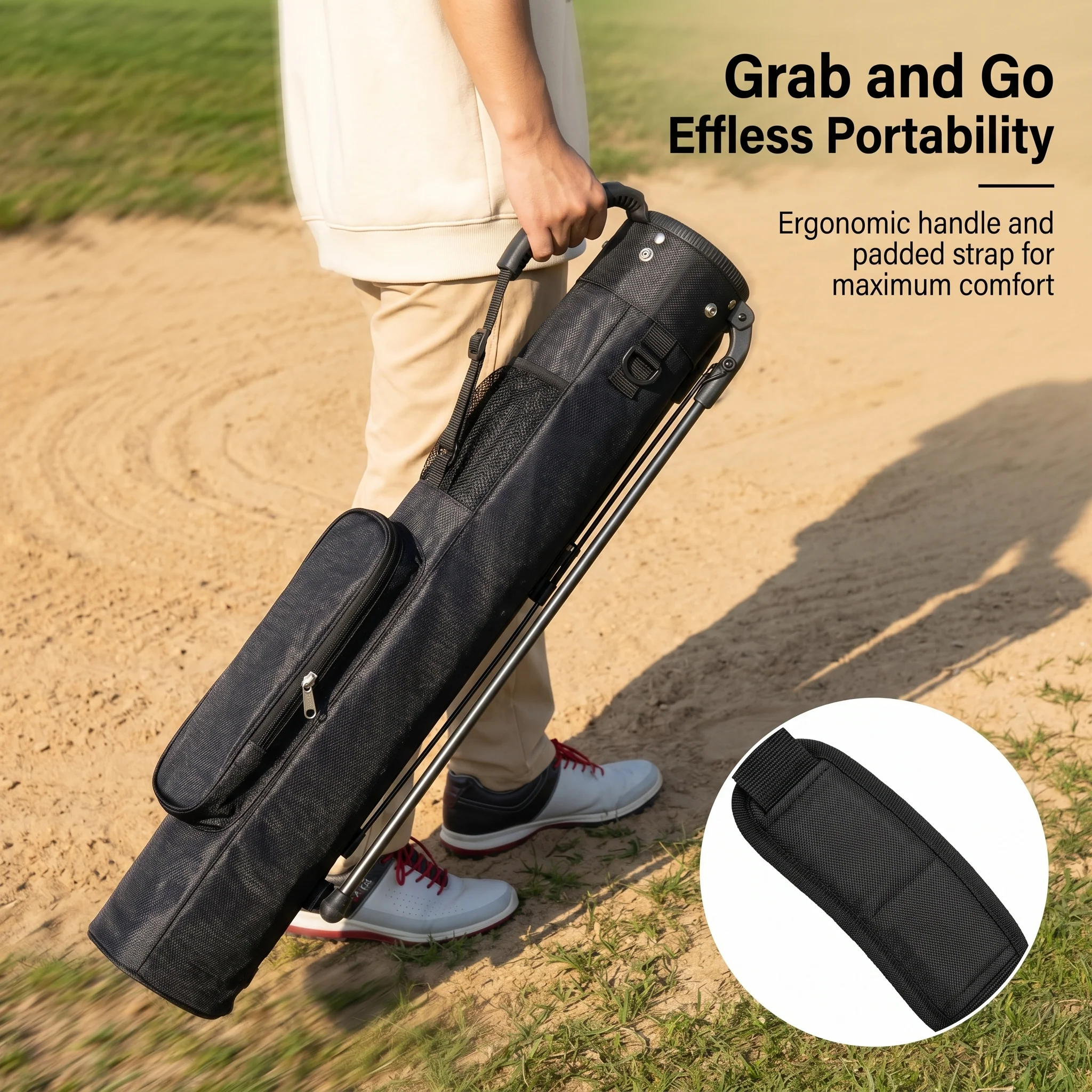 SPP Lightweight Golf Bag Male and Female Lightweight and Portable Bracket Bag - Image 8
