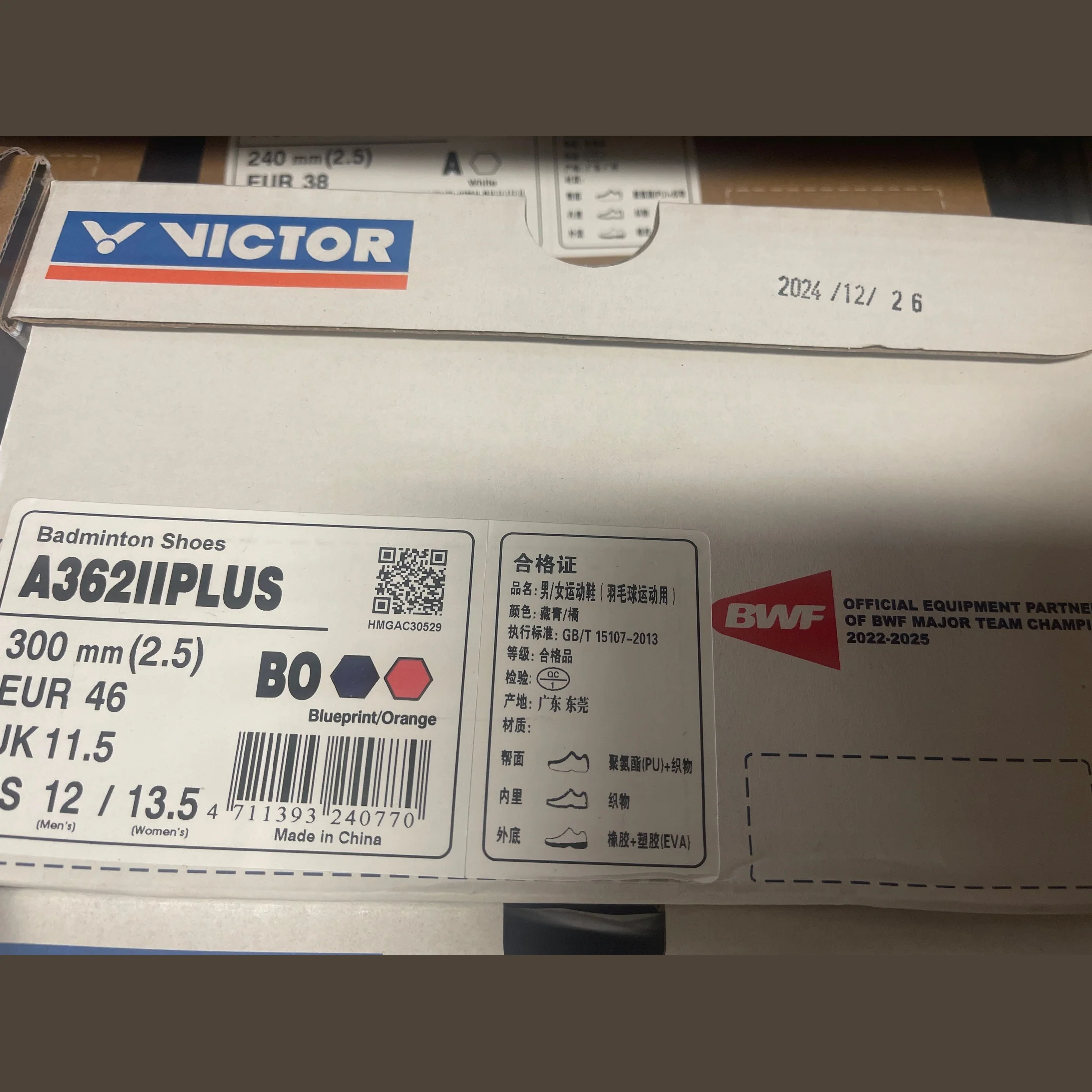 VICTOR Badminton Shoe SH - A362IIPLUS Unisex Breathable Training Sport Shoe A362IIPLUS - Image 7