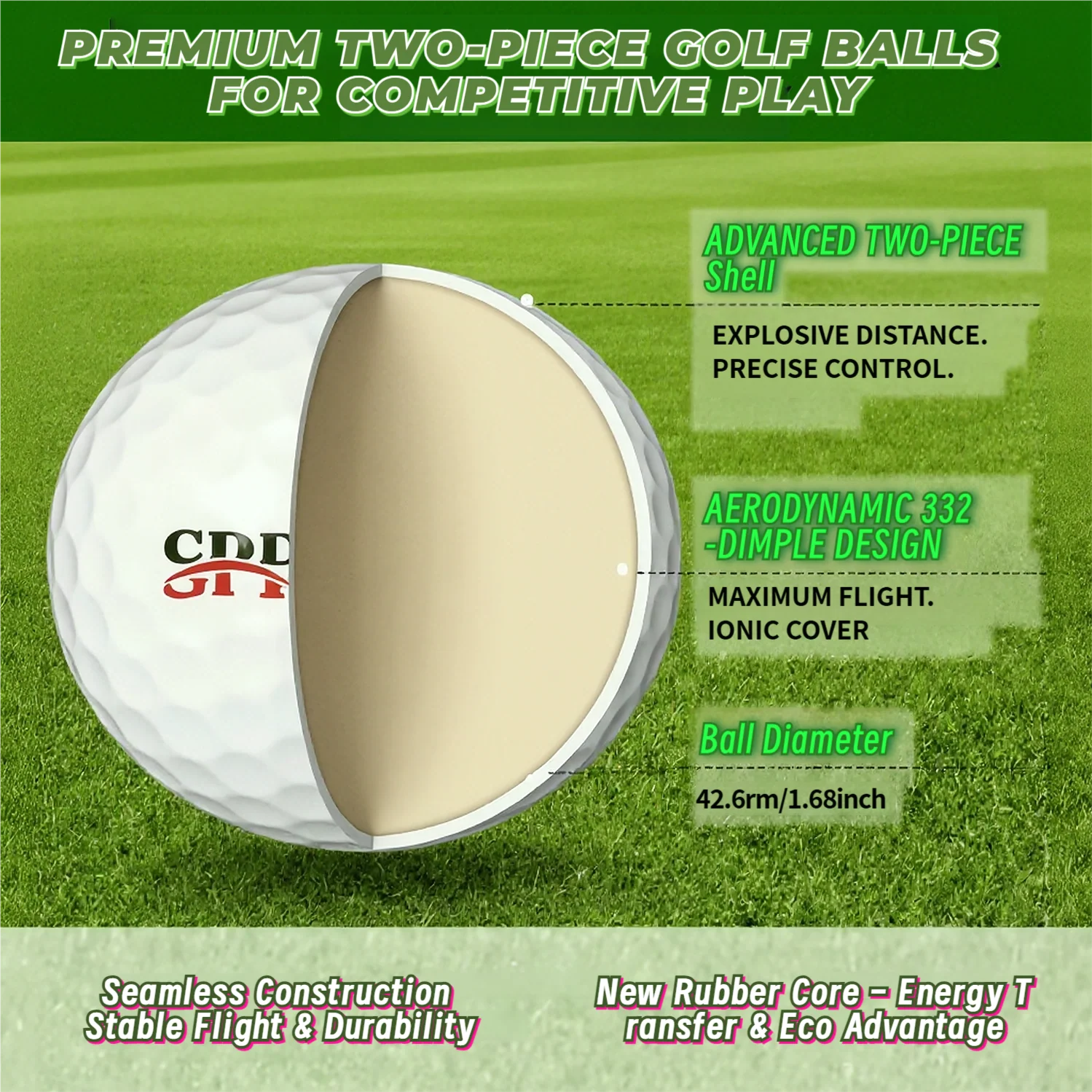 SPP Golf Ball professional   Competition Practice Training - Image 38