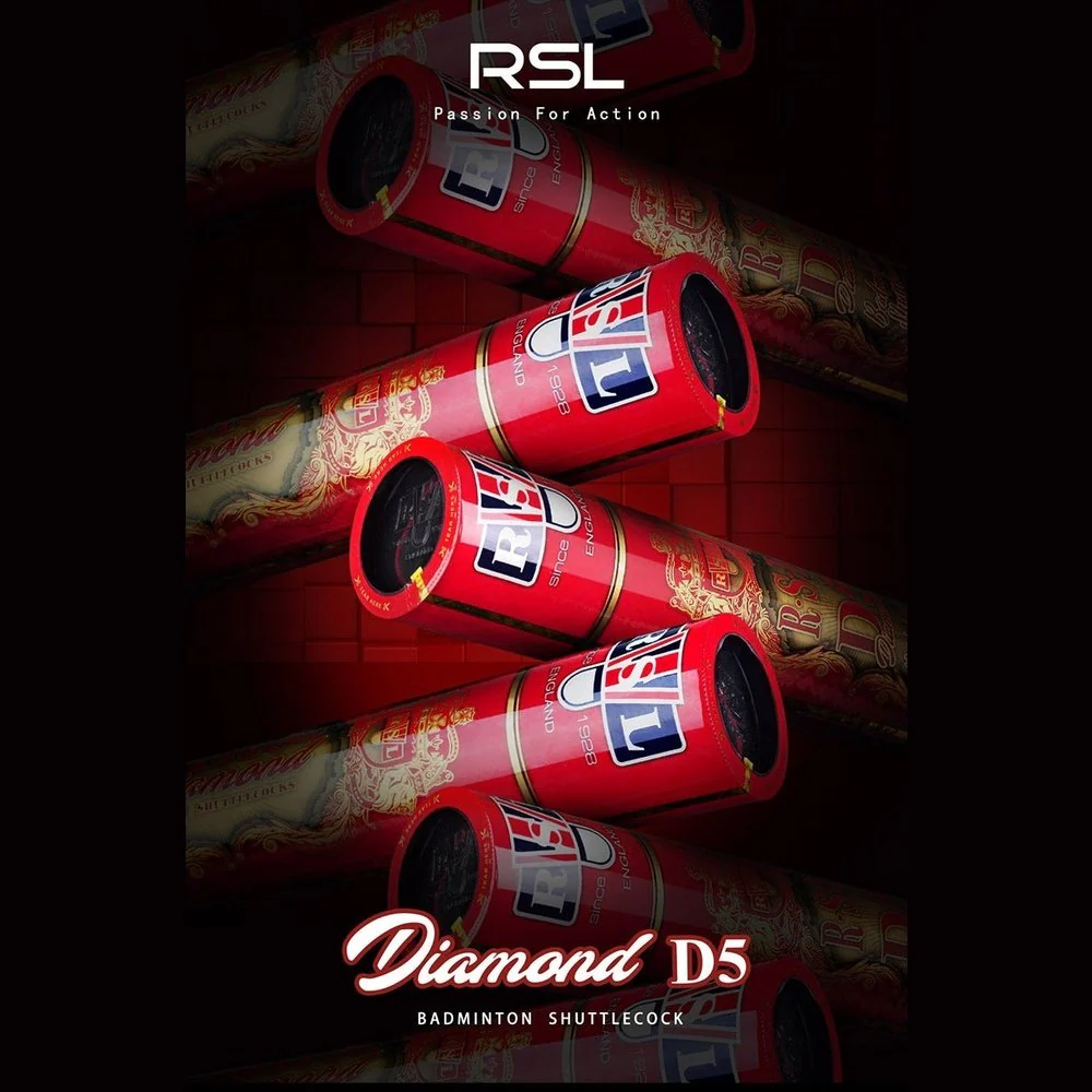 RSL D5 Badminton Shuttlecock Goose Feather Top Class - Image 7