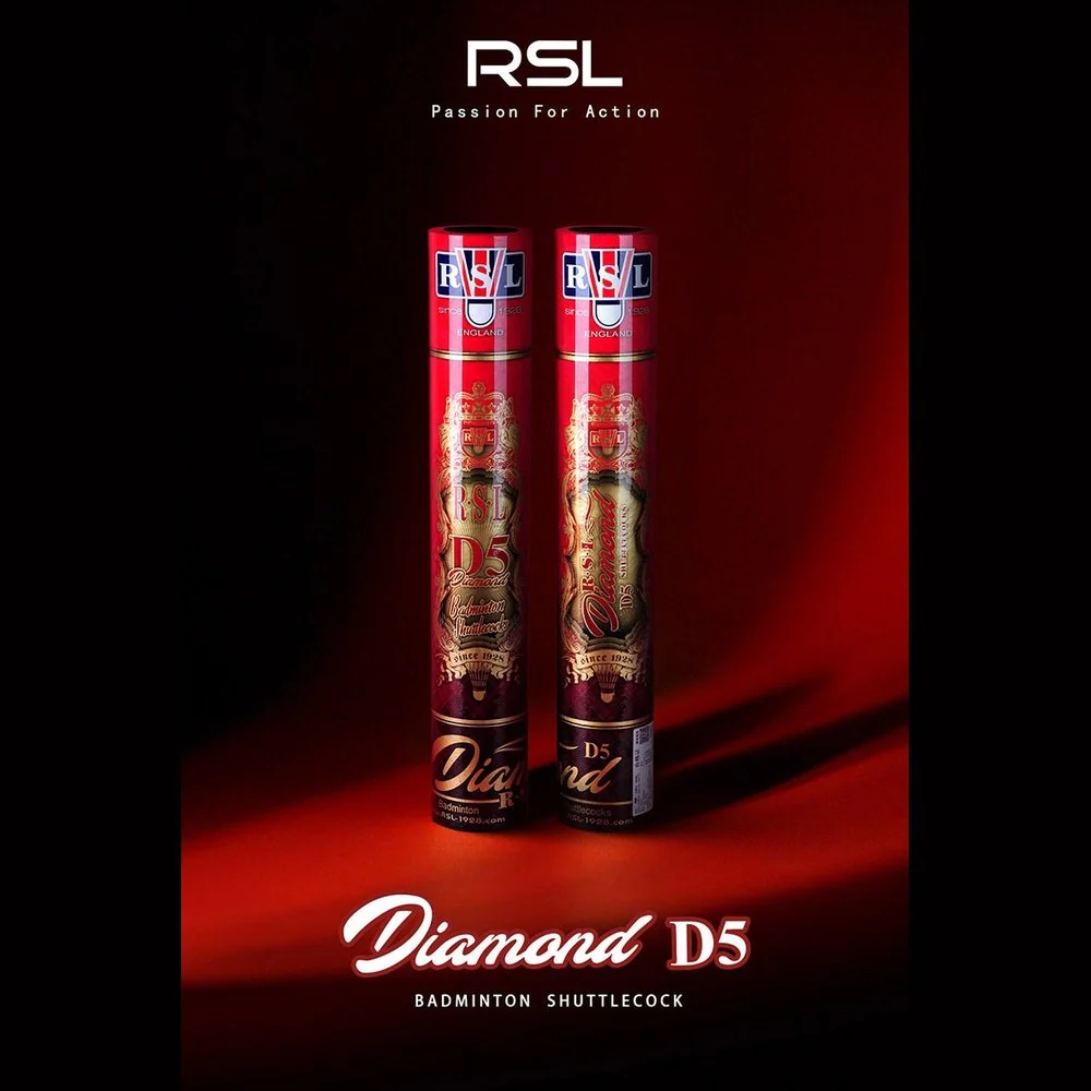 RSL D5 Badminton Shuttlecock Goose Feather Top Class - Image 9