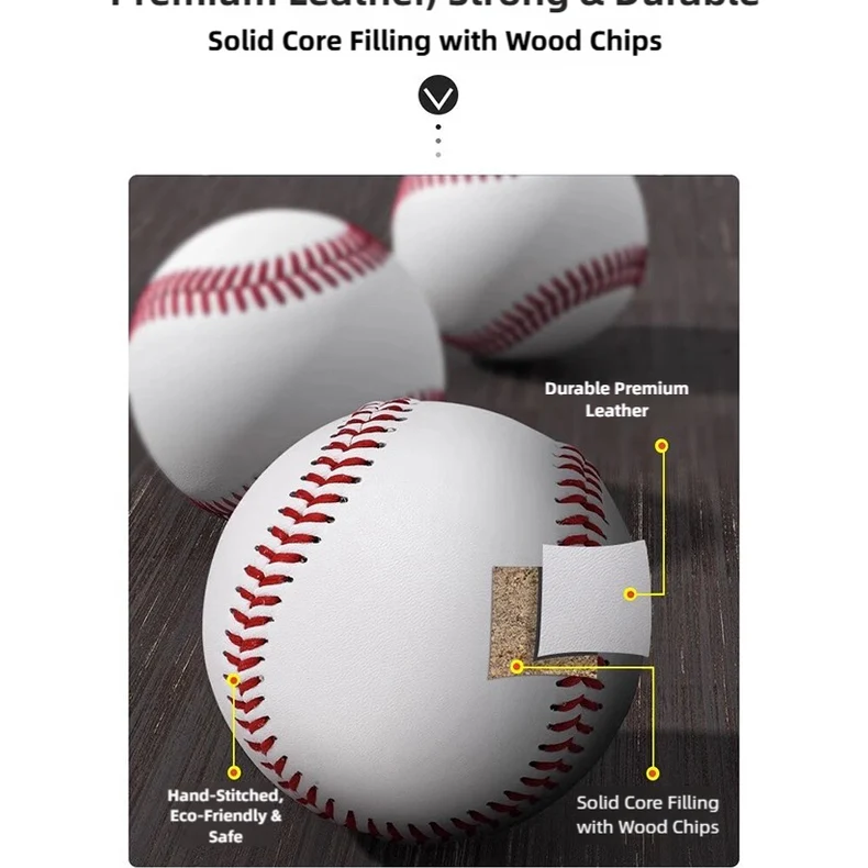SPPHONEIX Baseball – Professional, Durable Leather, Long-Lasting Performance & Accuracy - Image 3