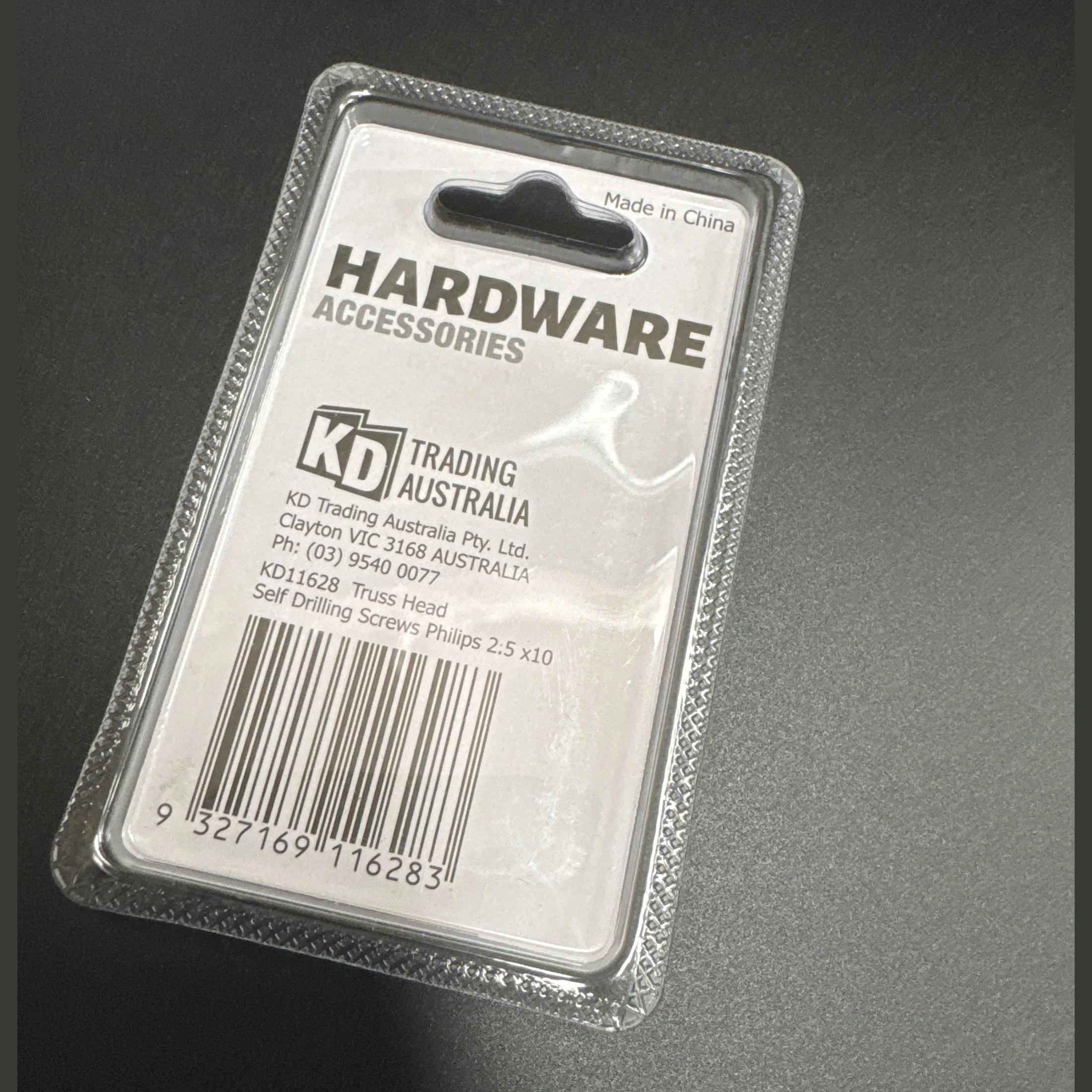 Daily Hardware Screws – Flat-Head Wood Fasteners, Twin Blister Pack - Image 2