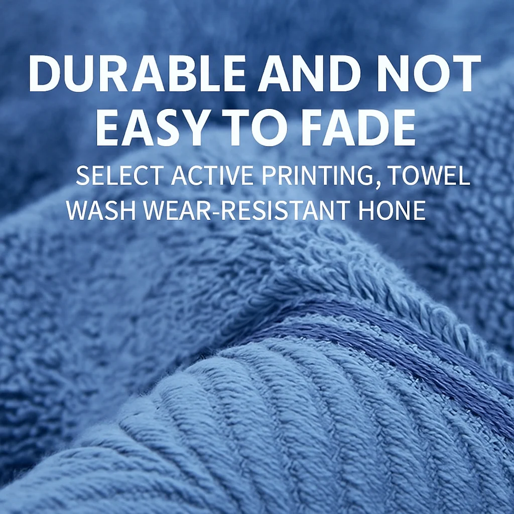 Premium Long-Staple Cotton Towel – Thick, Soft, Absorbent, Home Face Towel - Image 3