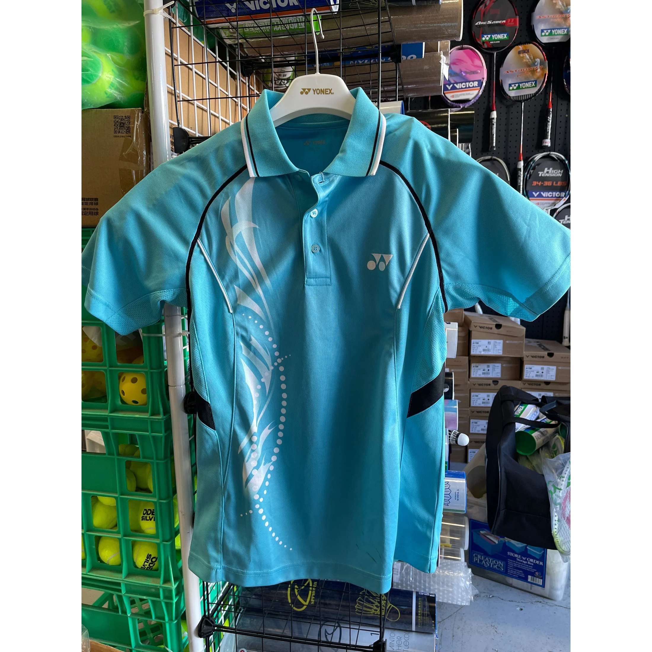 YONEX Badminton Sports Shirt T-Shirt CS1040 Sports Short Sleeve - Blue - Image 2