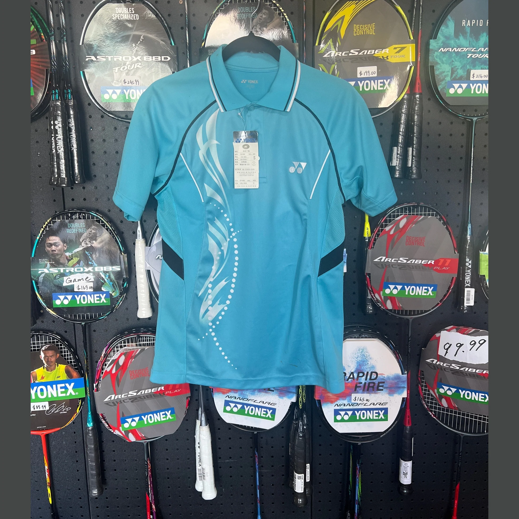 YONEX Badminton Sports Shirt T-Shirt CS1040 Sports Short Sleeve - Blue - Image 6