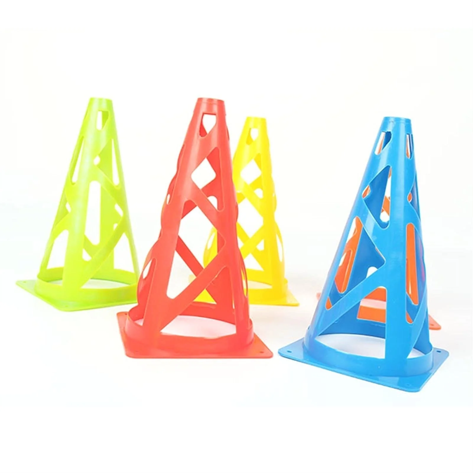 SPP 10Pcs Colorful Plastic Sports Cones for Football Basketball Training Parent-Child Activities - Image 3