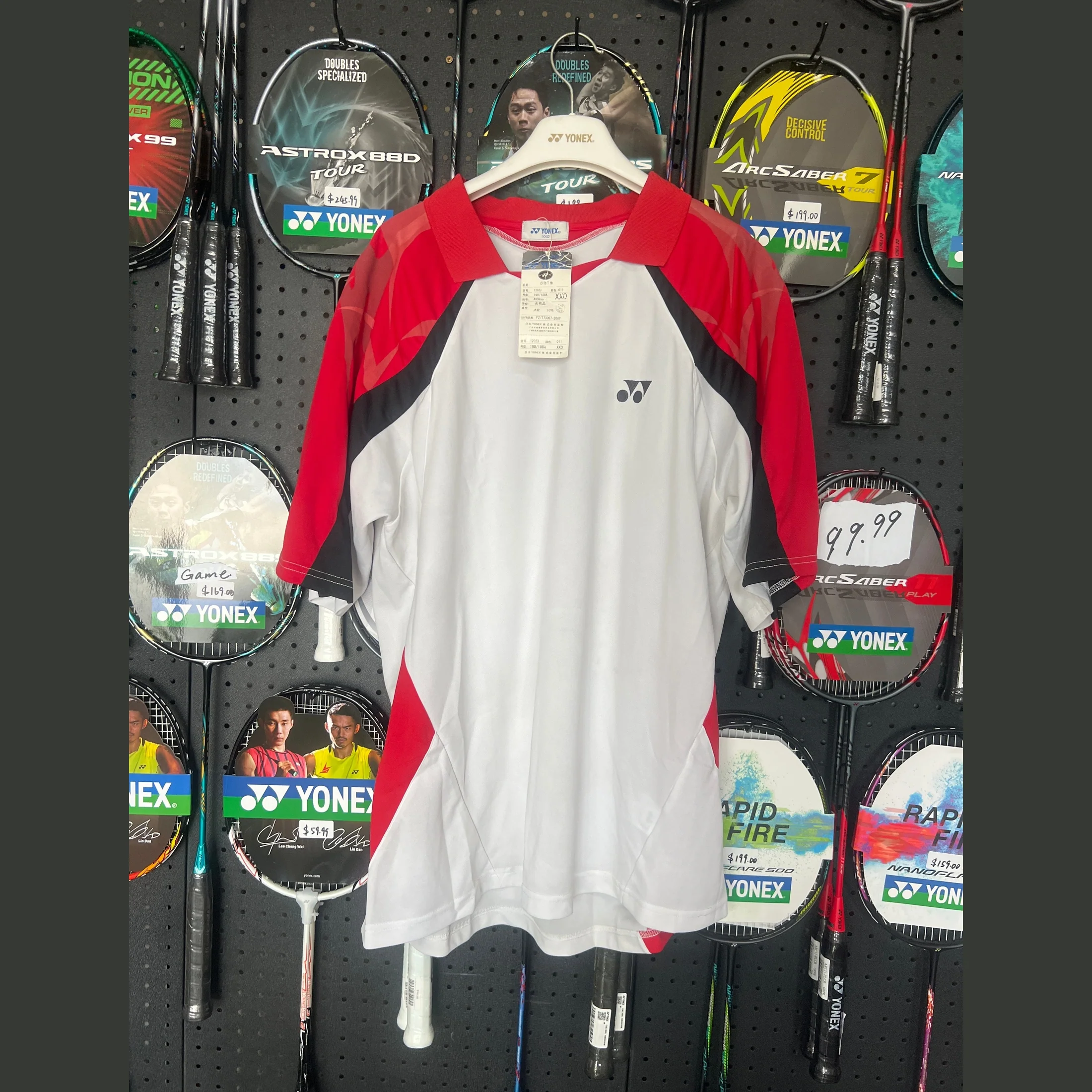 YONEX Badminton Sport professional Short Sleeve T-Shirt 12023 - Red