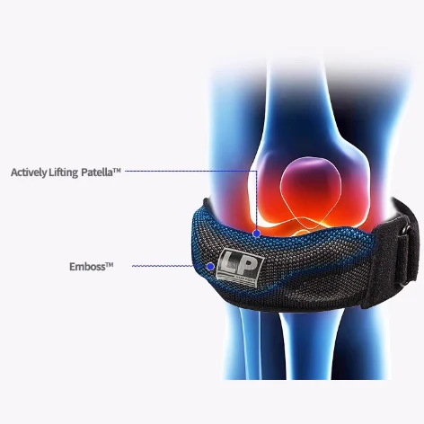LP Knee Support 1604CK – Compression Knee Sleeve with Optional Support Strap - Image 4