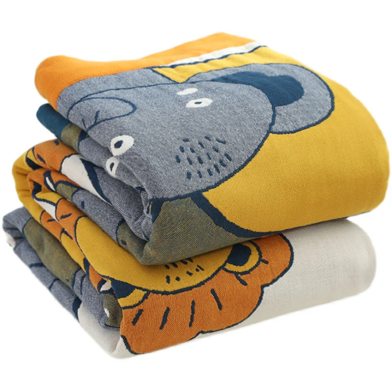 Six Layer Gauze Cotton Quilt – 100% Cotton, Soft, Breathable, Nap & Bed Cover - Image 5