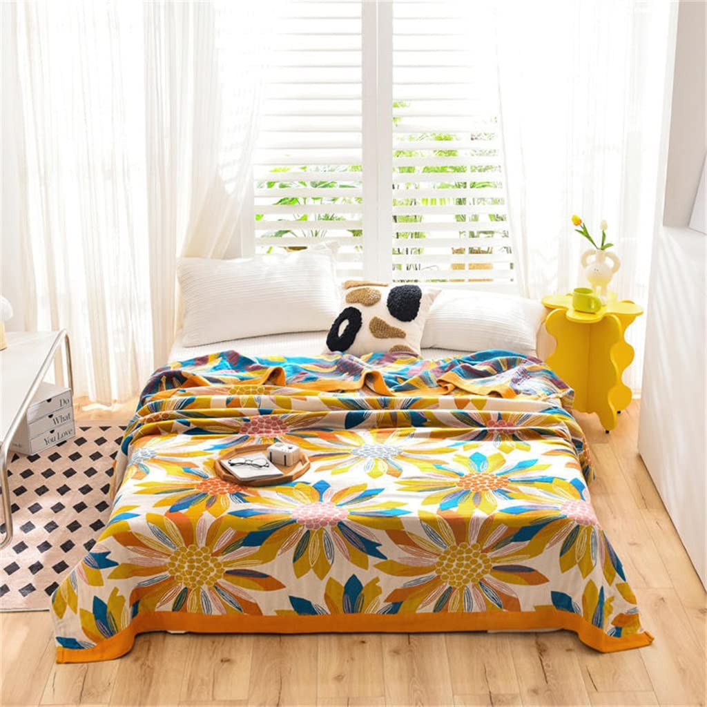 Nordic All-Cotton Quilt - Pure Cotton Thin Cotton Yarn Quilt Blanket