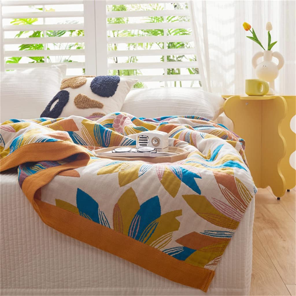 Nordic All-Cotton Quilt - Pure Cotton Thin Cotton Yarn Quilt Blanket - Image 3