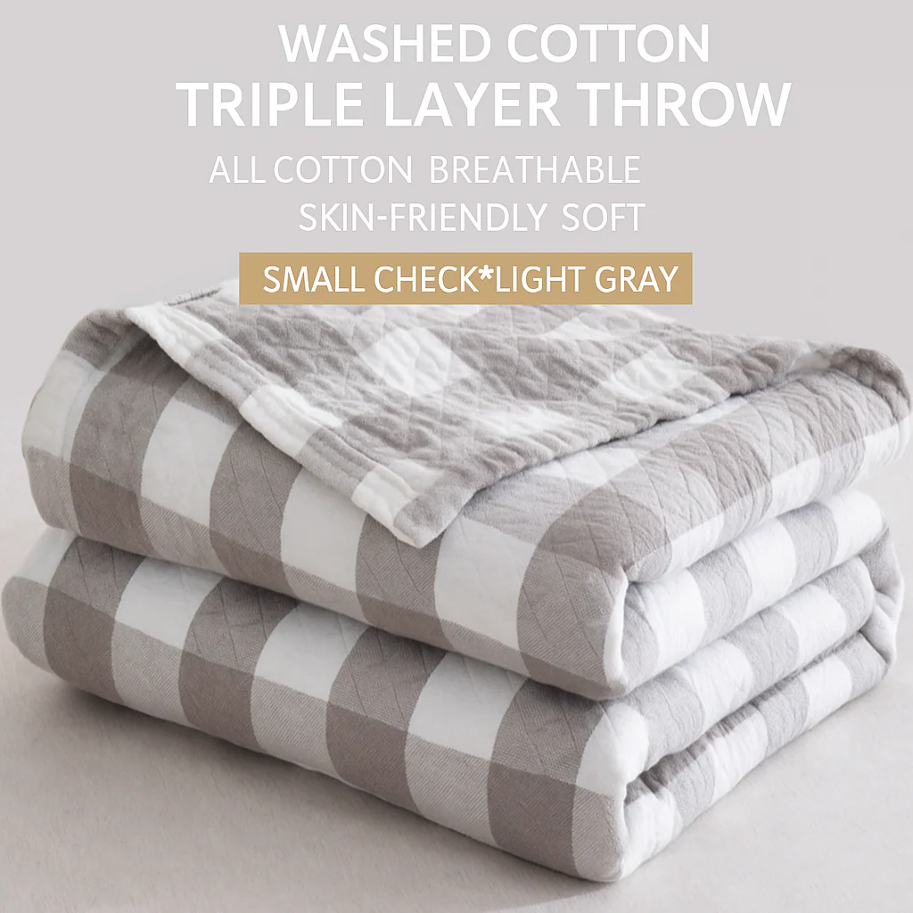 Gauze Blanket - Pure Cotton Towel Quilt Sofa Blanket Office Nap Blanket
