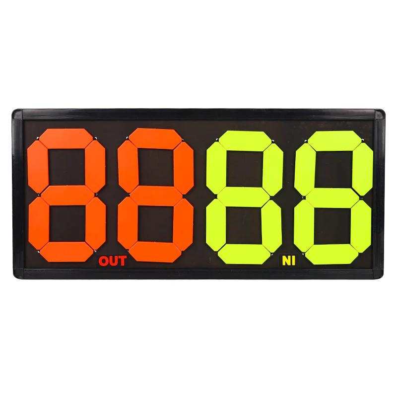 4 Digit Football Replacement Card For Football Game Instructions 84cmx38.5cm