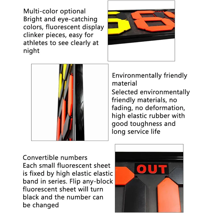 4 Digit Football Replacement Card For Football Game Instructions 84cmx38.5cm - Image 3