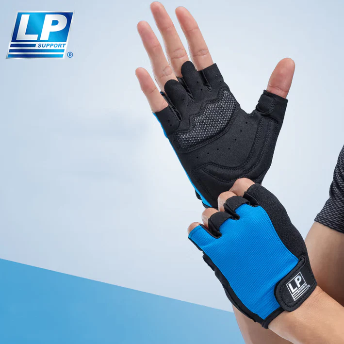 LP 6005CK Fitness Gloves – Padded Workout Gloves with Non-Slip Grip Gloves