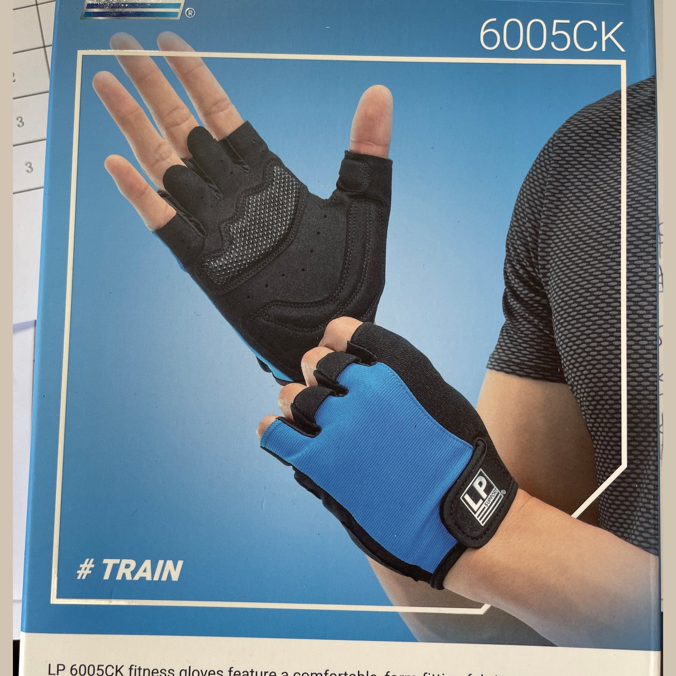 LP 6005CK Fitness Gloves – Padded Workout Gloves with Non-Slip Grip Gloves - Image 2