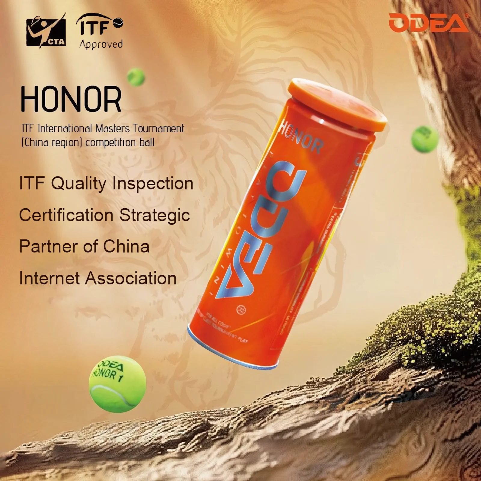 ODEA Honor Tennis Balls (Competition level, ITF approved) - Image 20