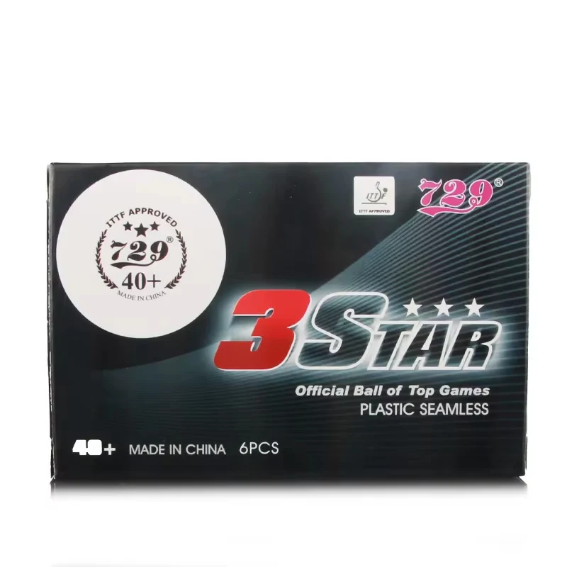 729 Friendship 3 Stars Seamless Table Tennis Ball - Image 4