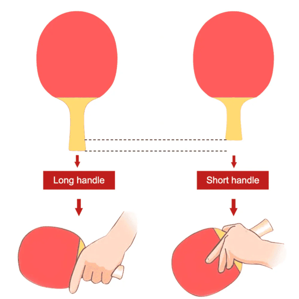 999 Table Tennis Bat Long Short Handle Ping Pong Racket FL CS Grip - Image 7