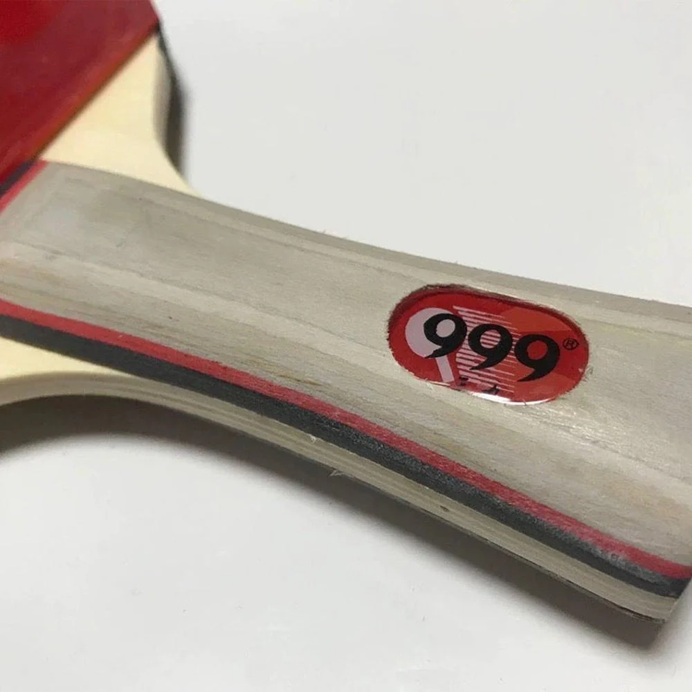 999 Table Tennis Bat Long Short Handle Ping Pong Racket FL CS Grip - Image 9