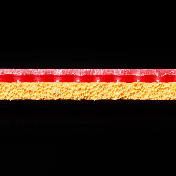 ANDRO Rubber Good Table Tennis Rubber - Red - Image 2