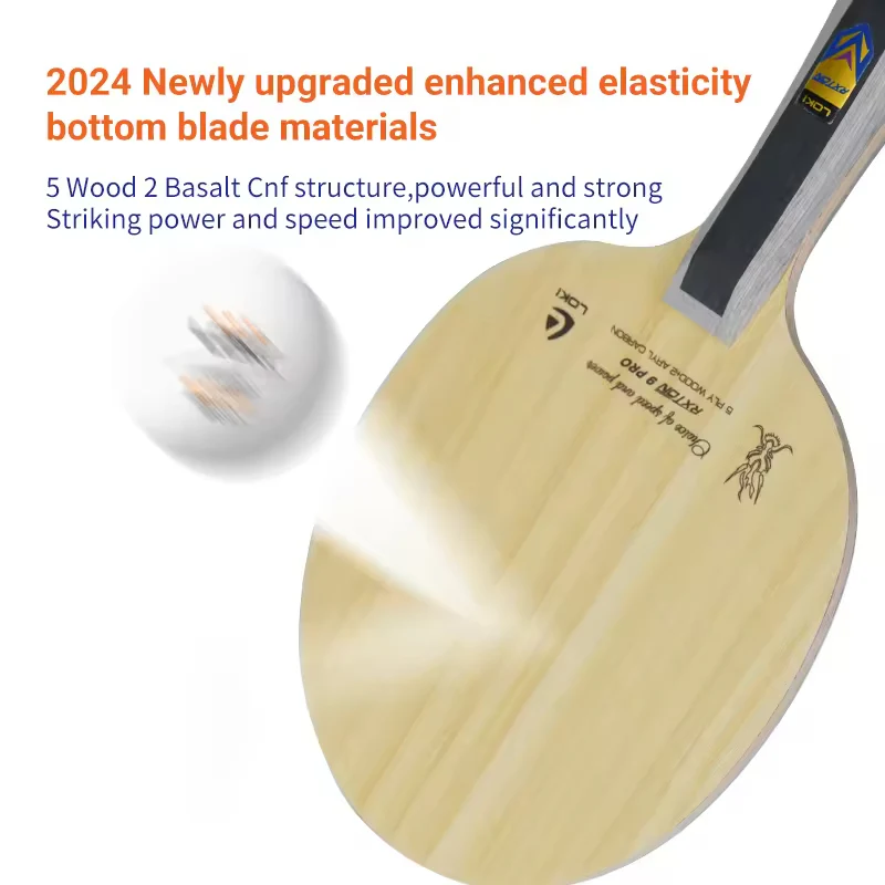 LOKI RXTON 9 Pro Table Tennis Blade - Image 3