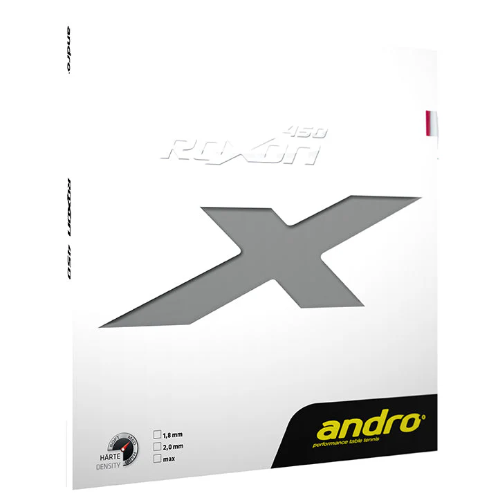 ANDRO Rubber Roxon 450 Table Tennis Rubber - Red