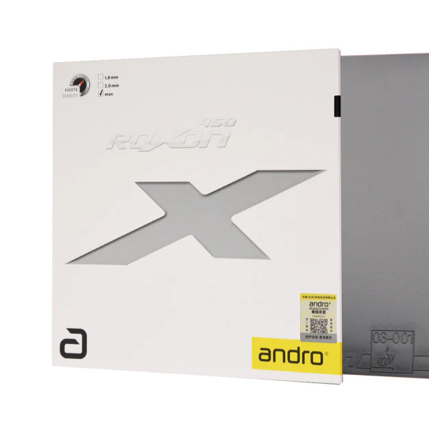 ANDRO Rubber Roxon 450 Table Tennis Rubber - Red - Image 3