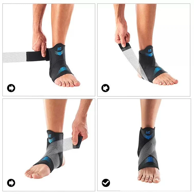 LP Adjustable Ankle Brace CT12 – Support & Stability for Injury Recovery - Image 2