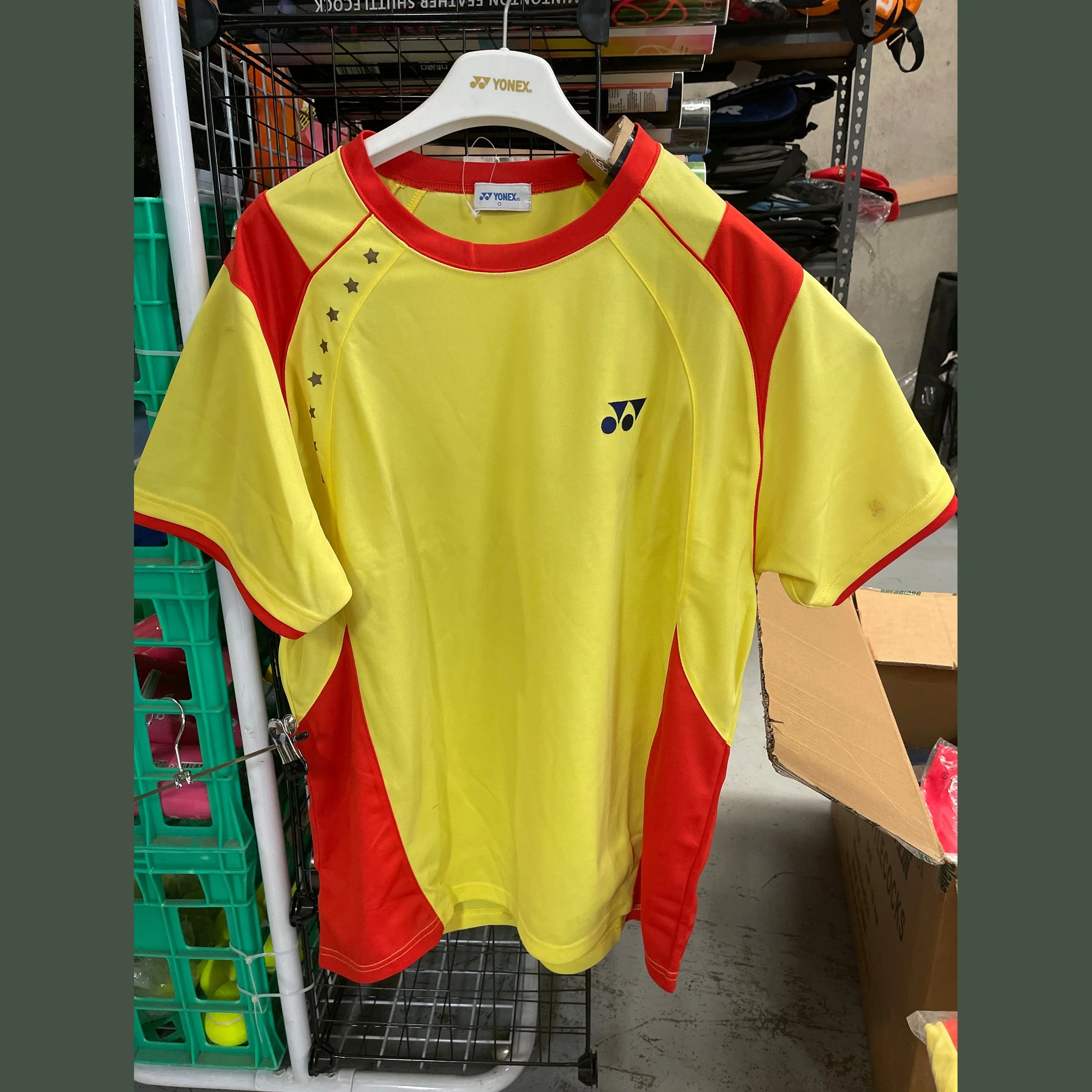 YONEX Man's Badminton Sport short sleeve BO-71C Beijing 2008 Olympic Games Competition Attire (ANTIQUES) Sports short sleeve - Image 7