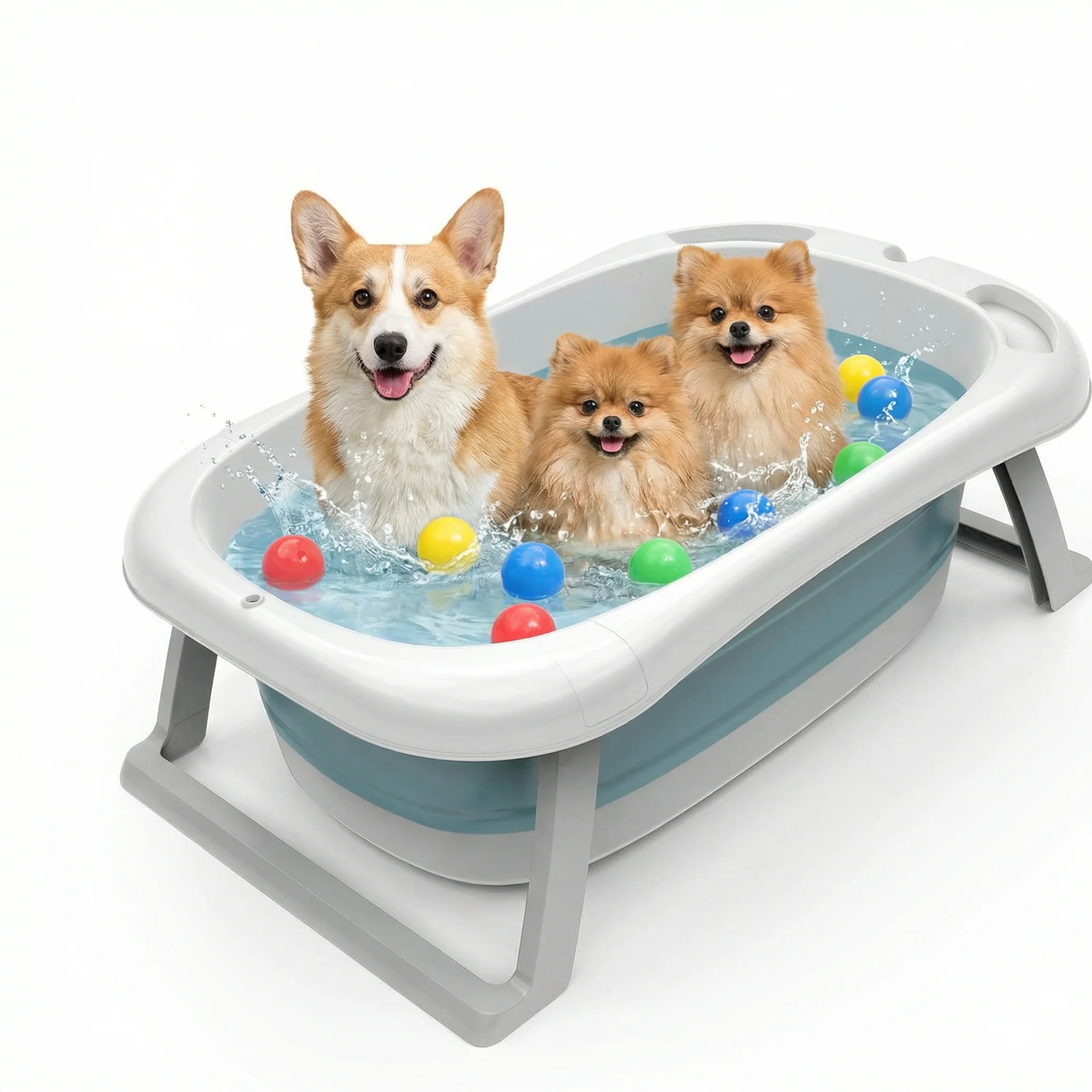 Baby Foldable Bath Tub – Thickened Large Basin for Sitting & Lying, Children Bath Bucket - Image 3