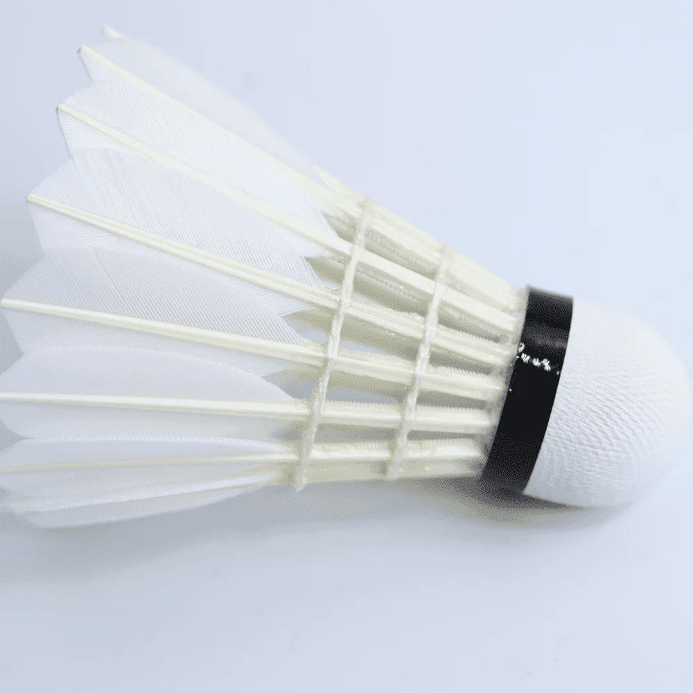 SPPHONEIX Black Badminton Shuttlecocks Goose Feather 12PCS (Tournament LEVEL) - Image 13