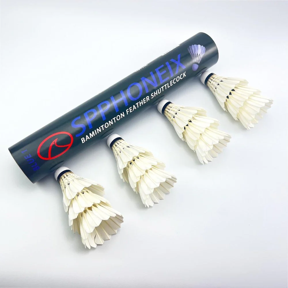 SPPHONEIX Blue Badminton Shuttlecocks Duck Feather 12PCS(TOP DUCK SHUTTLECOCKS) - Image 8