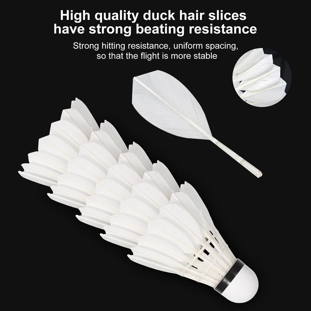 SPPHONEIX 908 Badminton Shuttlecocks Duck Feather (Stable flight) - Image 4