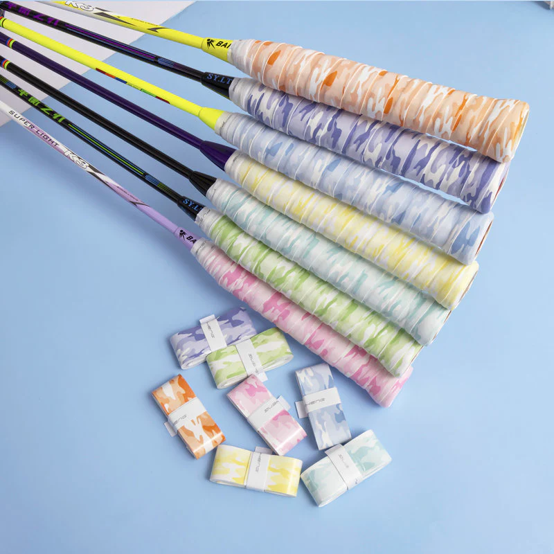 SP x SPORT Badminton & Tennis Grip - Camouflage Print, Smooth Surface, Anti - Slip, Sweat - Absorbent, - Image 2