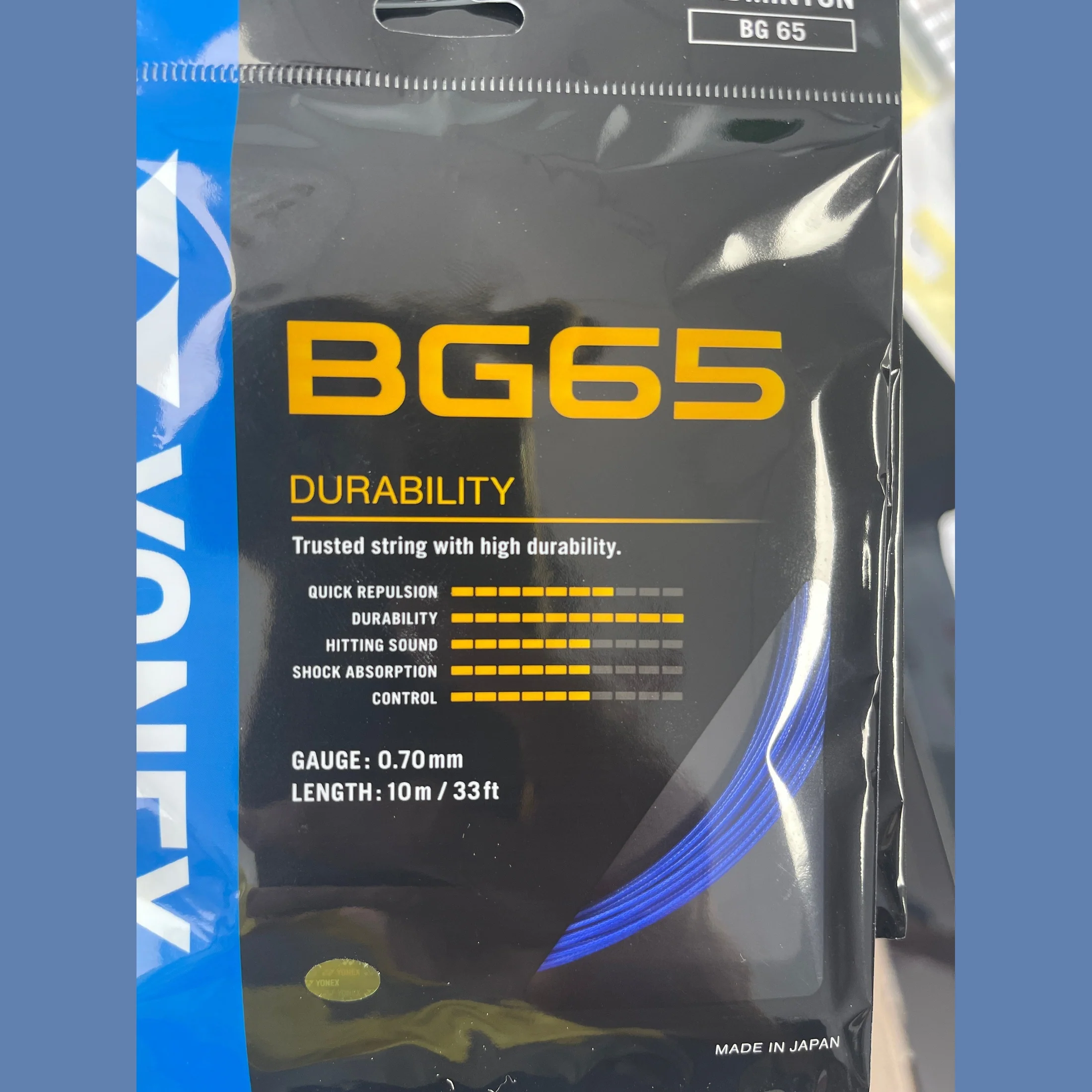 Yonex BG65 Badminton String - white - Image 4