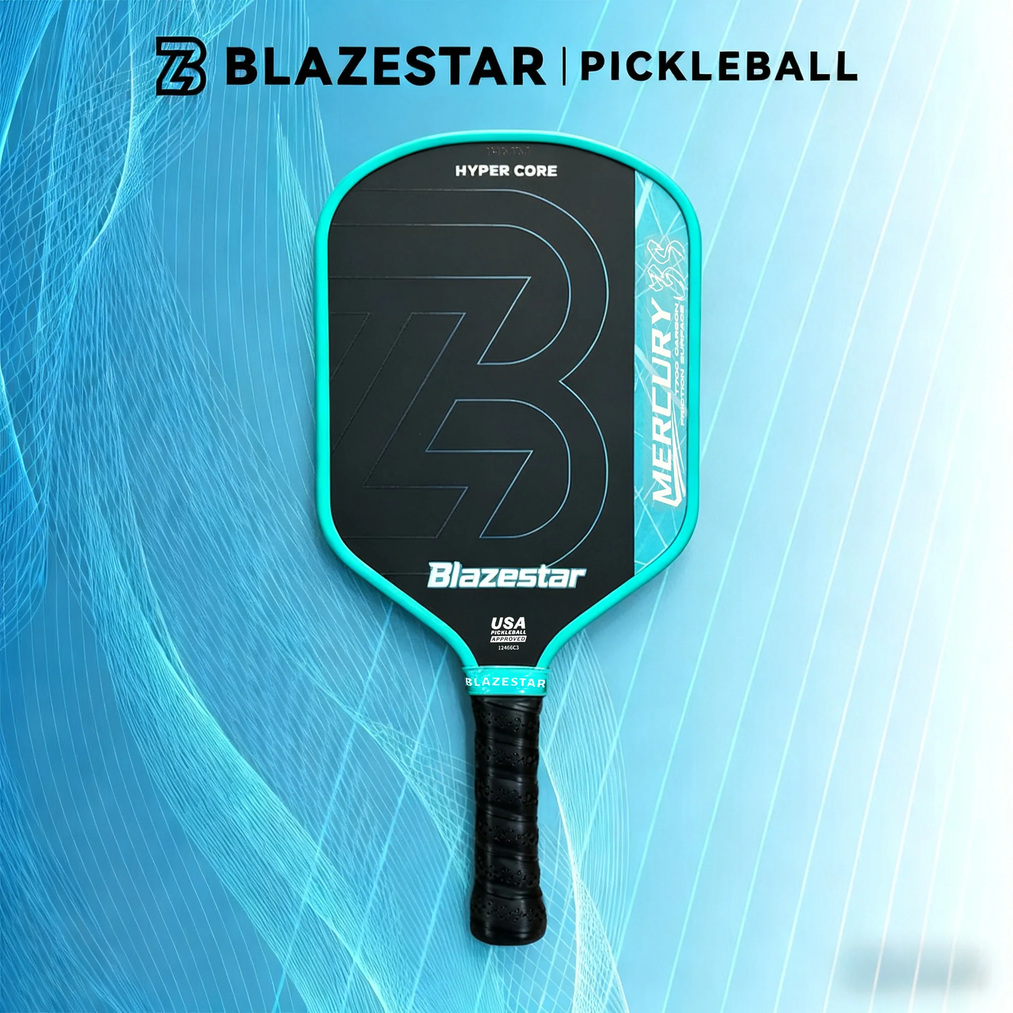 BLAZESTAR Professional Competitive Pickleball Paddle – Hot-Pressed T700 Carbon Fiber - Image 3