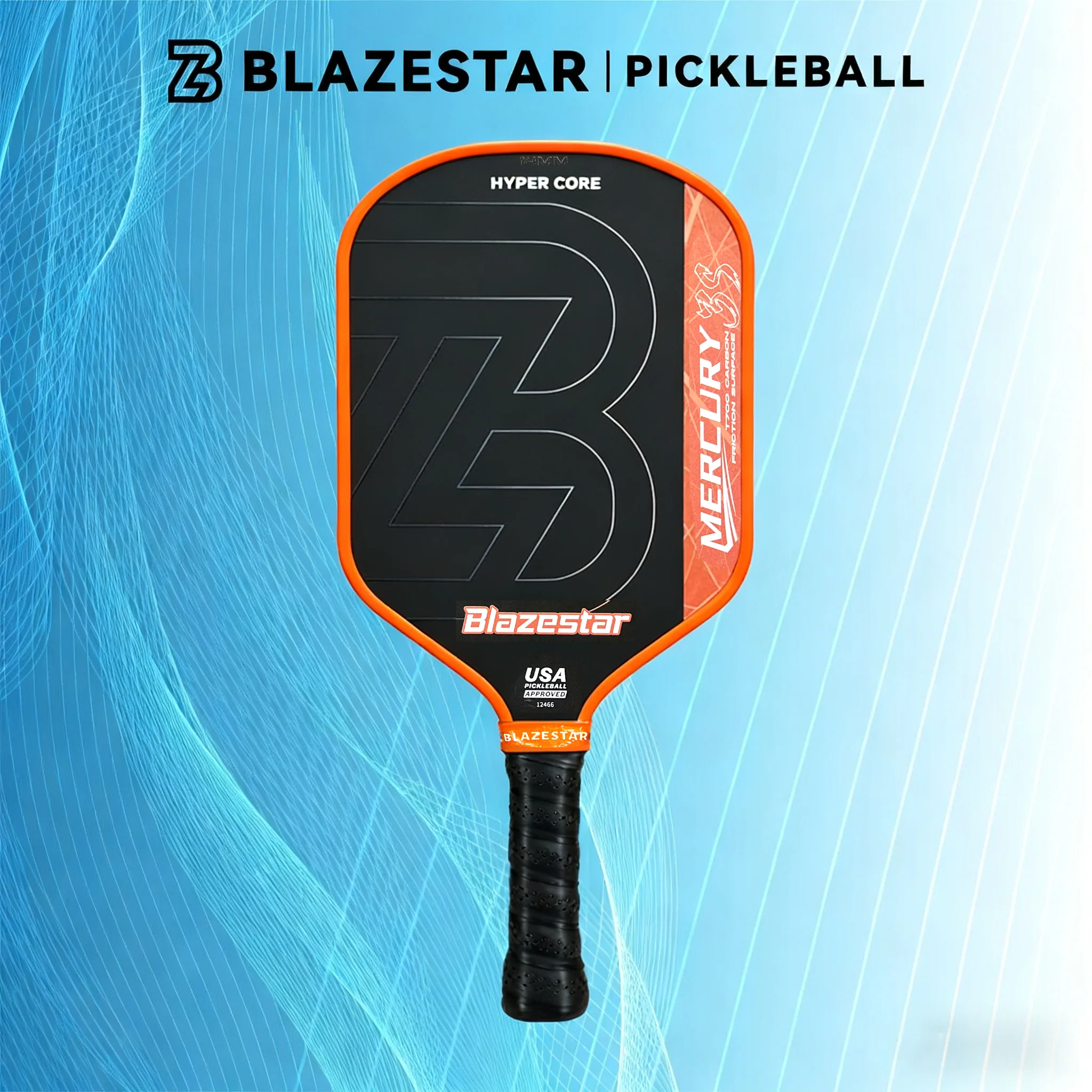 BLAZESTAR Professional Competitive Pickleball Paddle – Hot-Pressed T700 Carbon Fiber - Image 4