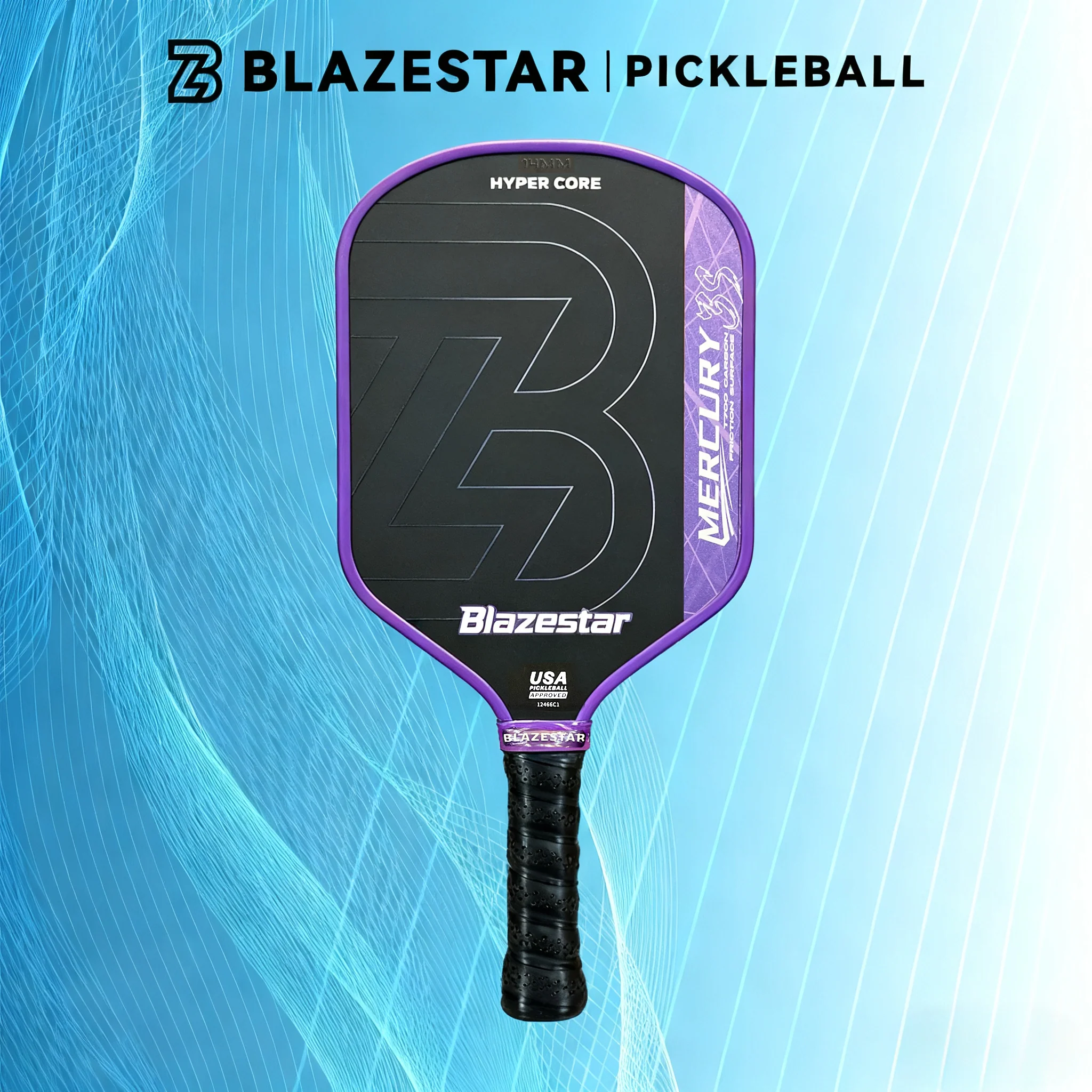 BLAZESTAR Professional Competitive Pickleball Paddle – Hot-Pressed T700 Carbon Fiber - Image 5