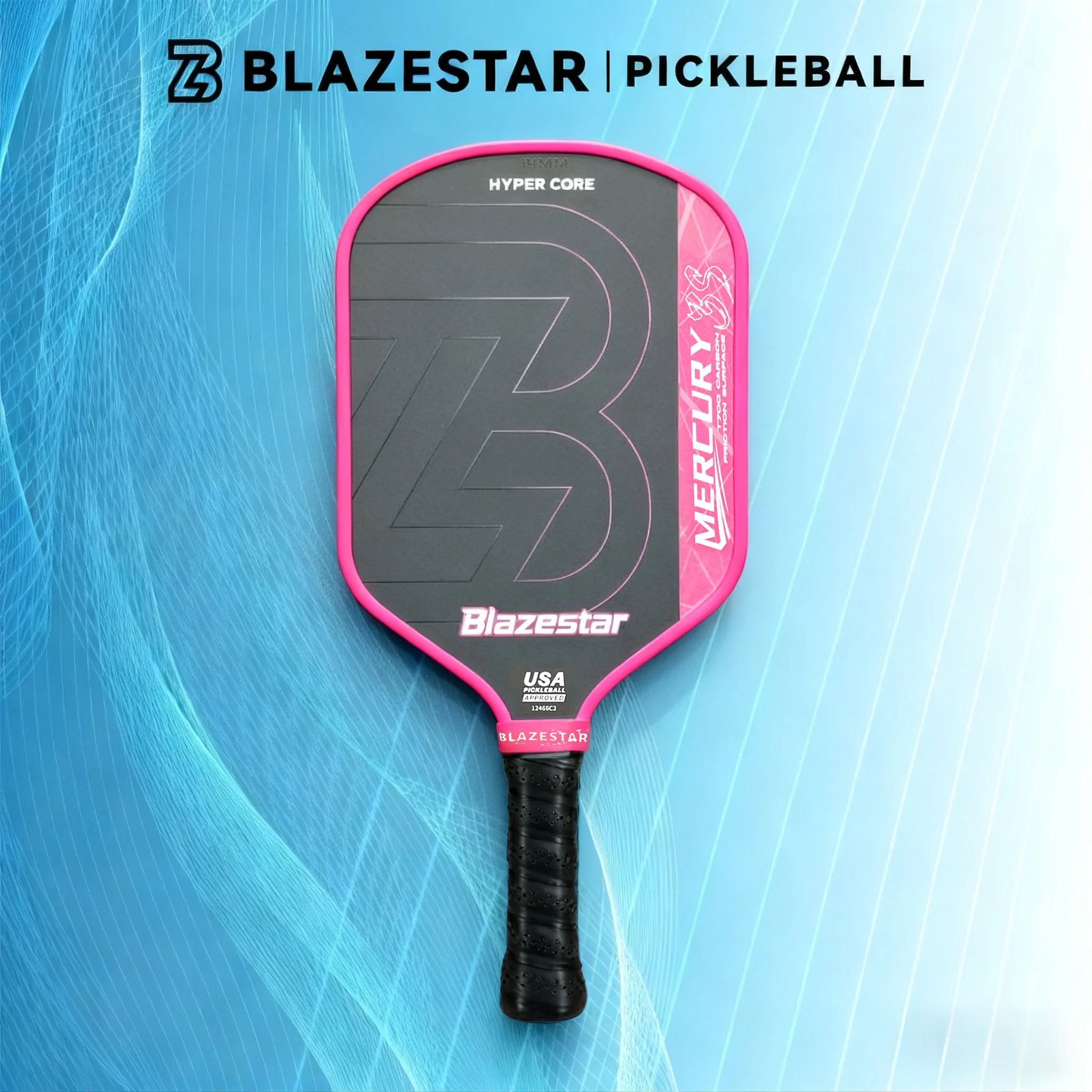 BLAZESTAR Professional Competitive Pickleball Paddle – Hot-Pressed T700 Carbon Fiber - Image 6