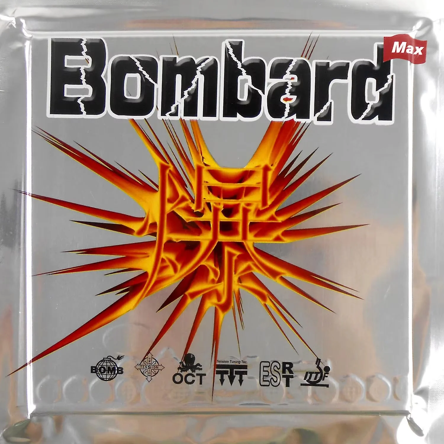 Bomb Bombard STICKY Pips-In Table Tennis Rubber - Red - Image 3