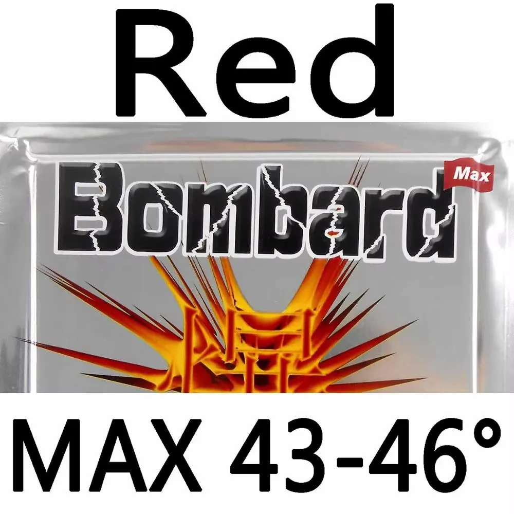 Bomb Bombard STICKY Pips-In Table Tennis Rubber - Red - Image 5