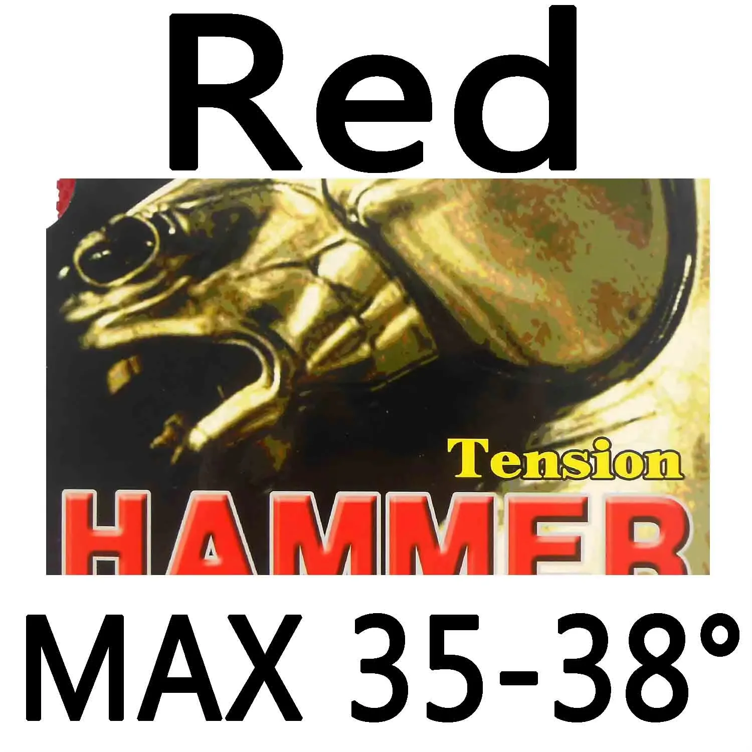 Bomb Epoch Tension HAMMER Table Tennis Rubber Anti-spin - Red - Image 5