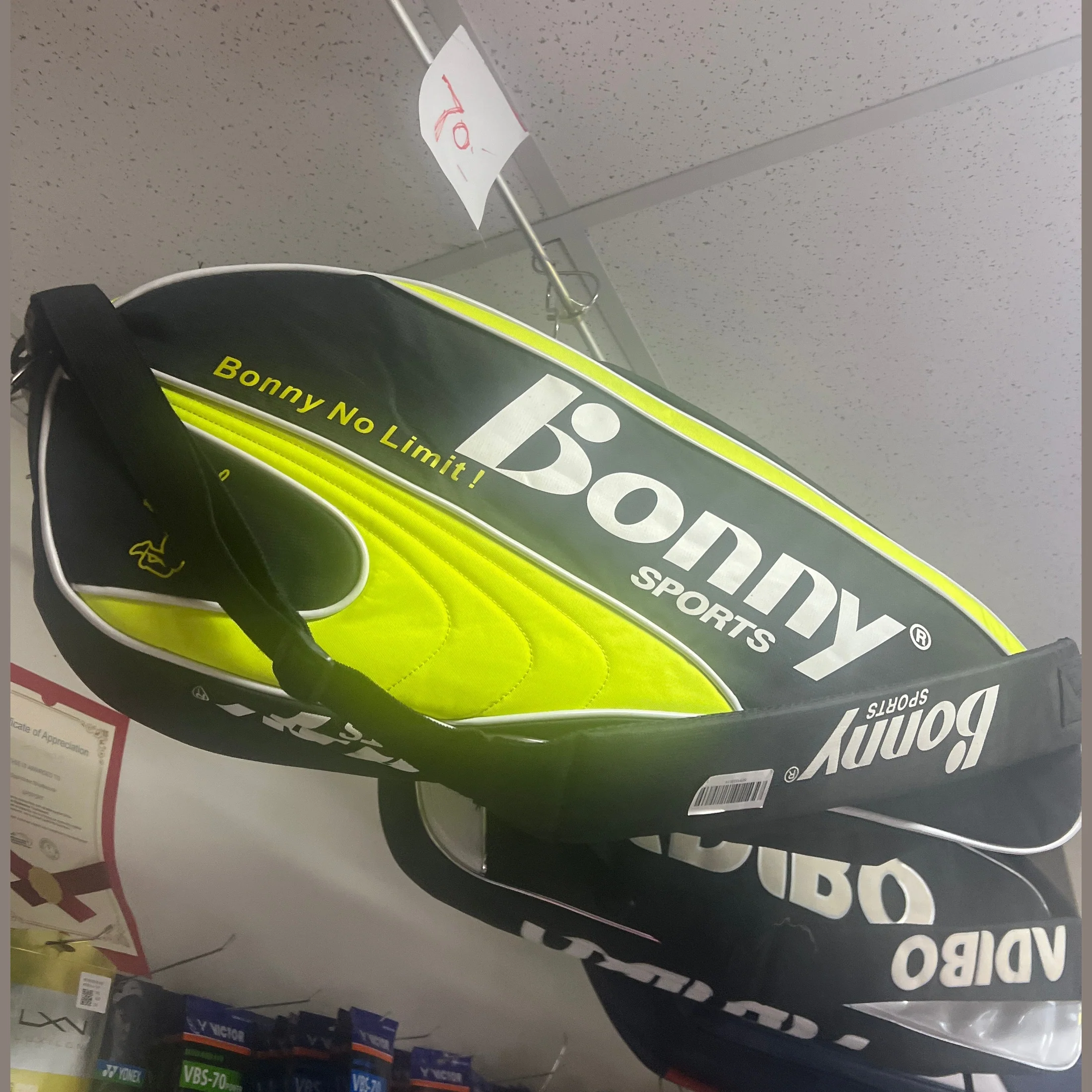 Bonny CLEARANCE SALE Bonny Badminton Tennis Rackets Bag - BB20 - 01( 12pcs) / TI60000BAG 6PCS - Image 24