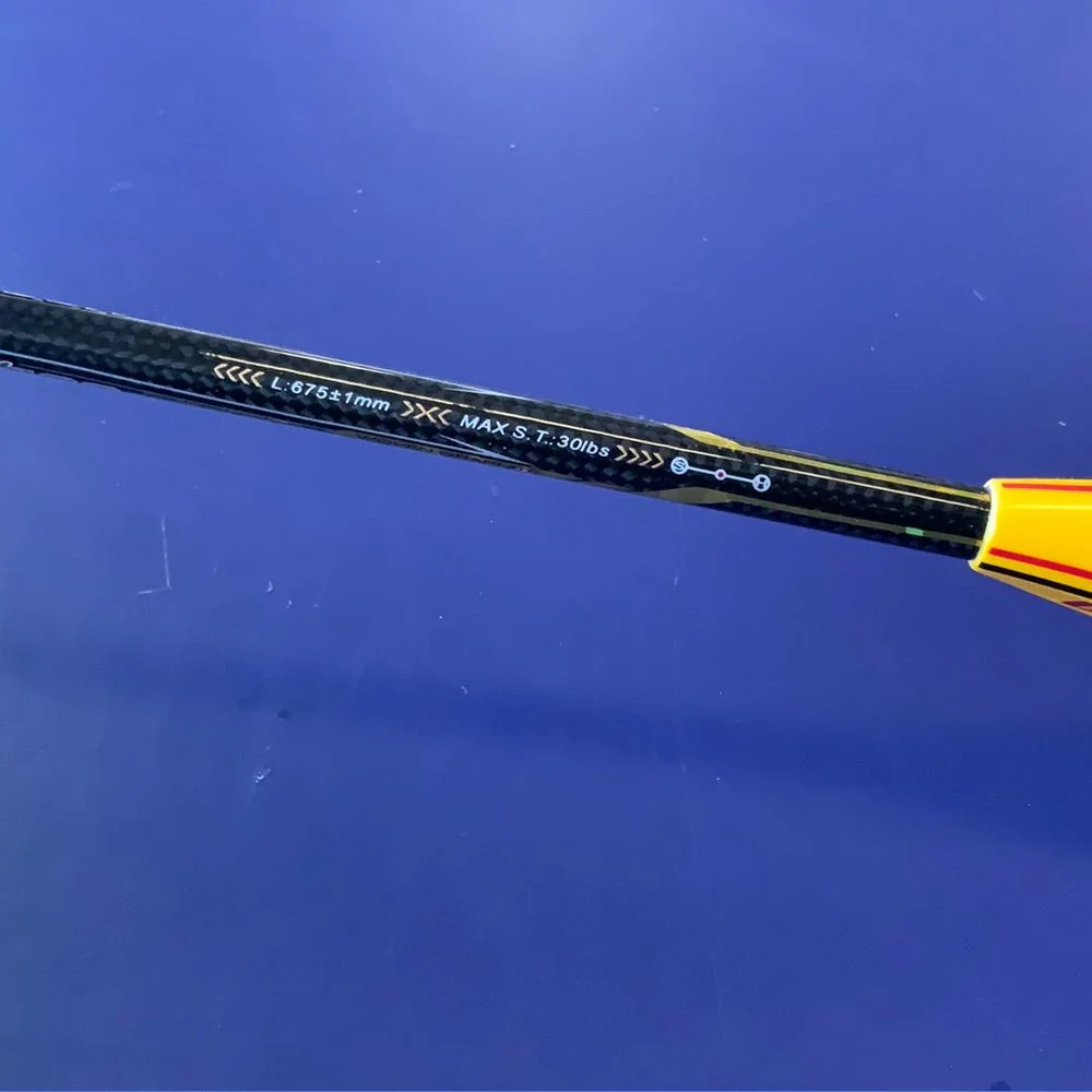 Bonny Classic Carbon Infinity Pro2.2 Badminton Racket 3U G4 285mm 30lbs max - Image 5