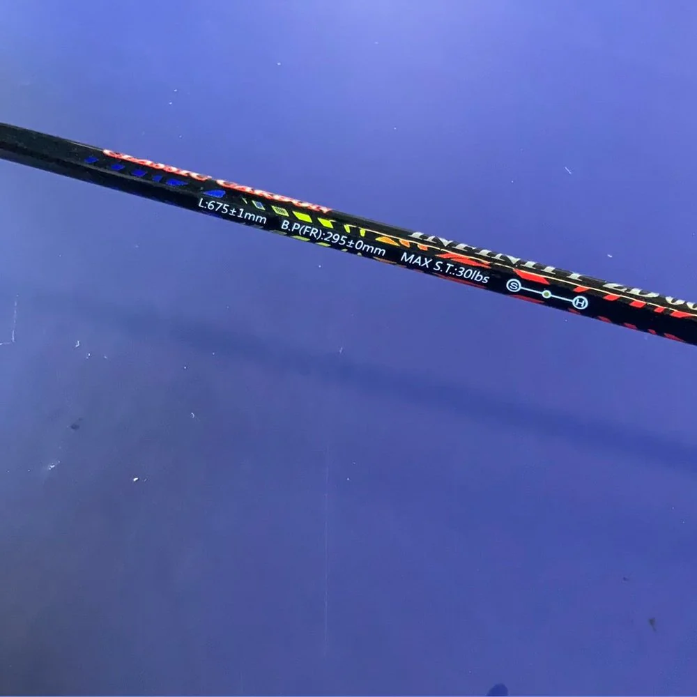 Bonny Classic Carbon Infinity ZD004 Badminton Racket 4U G4 295mm 32lbs max - Image 4