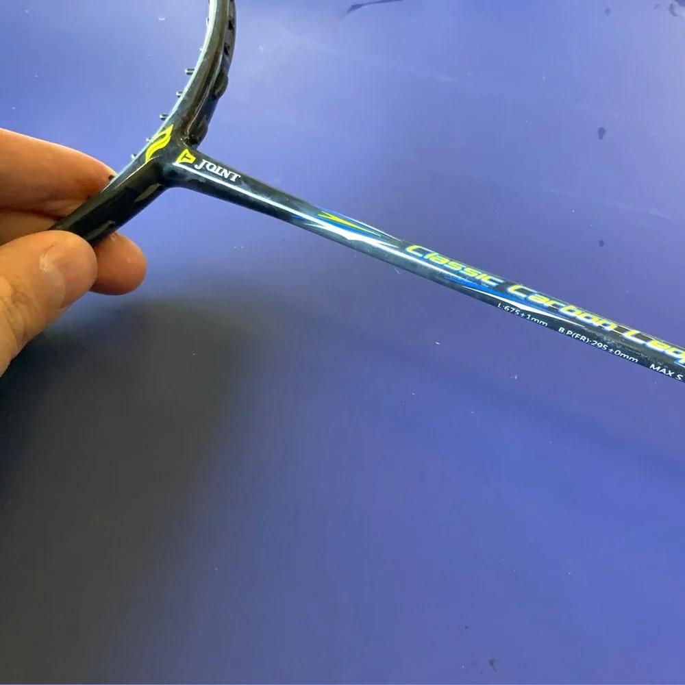 Bonny Classic Carbon Leooard ZD007 Badminton Racket 4U G4 295mm 32lbs max - Image 3