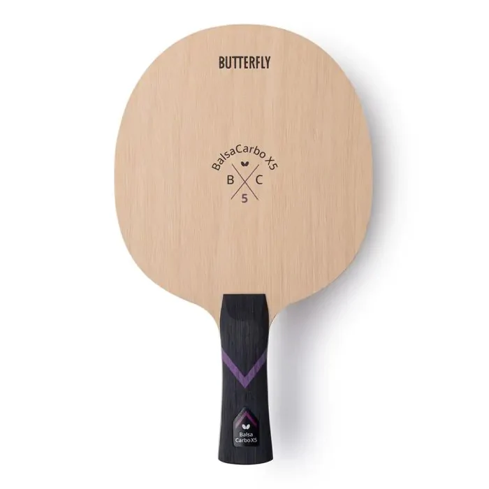 BUTTERFLY Balsa Carbo X5 22 Table Tennis Blade FL - Image 3